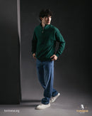 Oil Half-Zip Sweatshirt