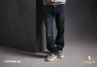 Dark Grey Wide-Leg Denim Jeans