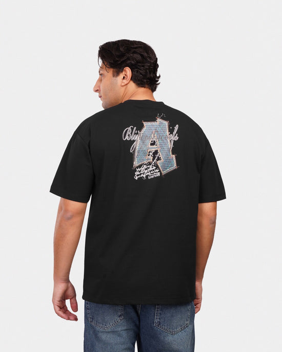 TORINESE "Alpha Noir" Graphic Oversize Tee