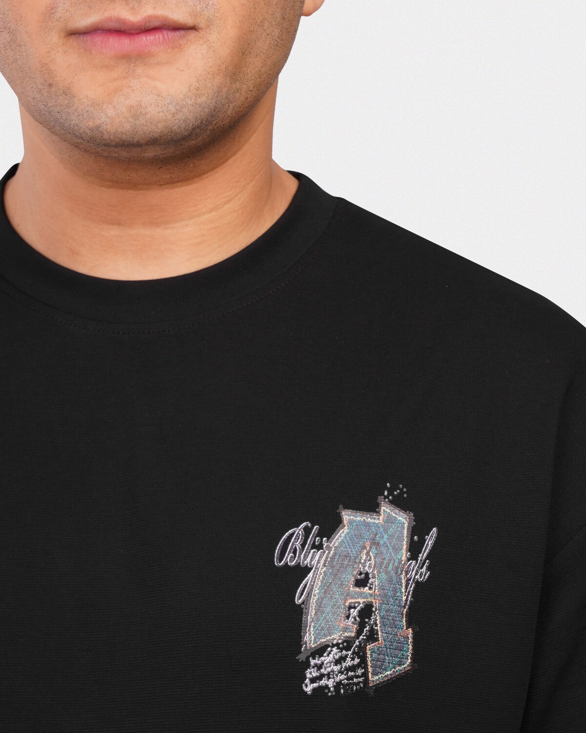 TORINESE "Alpha Noir" Graphic Oversize Tee