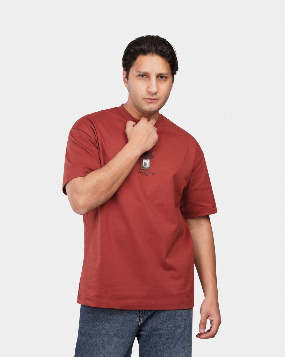 TORINESE "Sunset Ember" Graphic Oversize