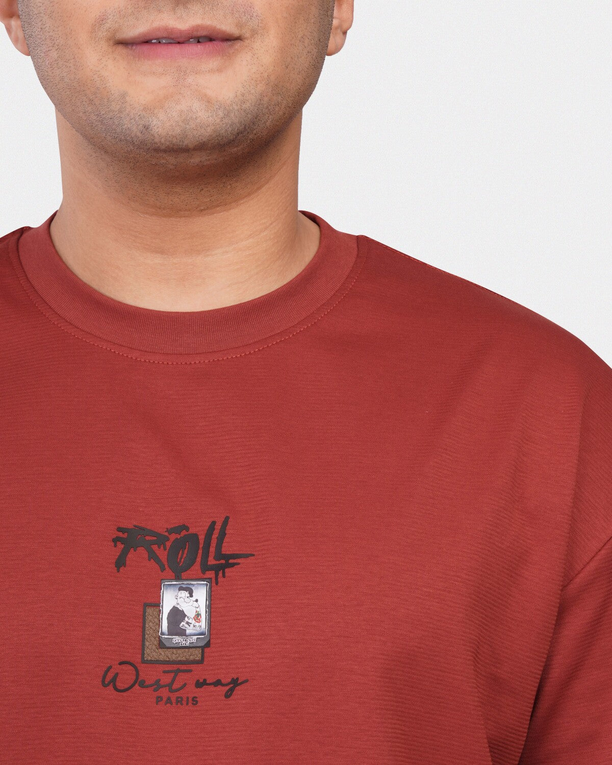 TORINESE "Sunset Ember" Graphic Oversize