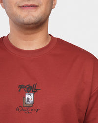 TORINESE "Sunset Ember" Graphic Oversize
