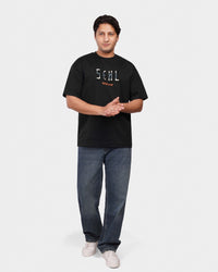TORINESE "Seven Cities" Urban Culture Black Oversize Tee