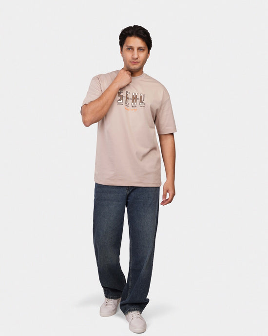 TORINESE "Seven Cities" Urban Culture Beige Oversize Tee