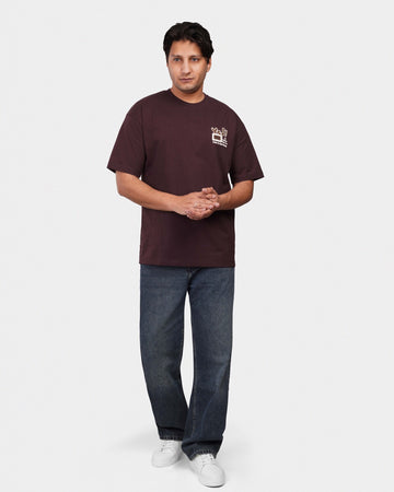 TORINESE "Inspire Cocoa" Graphic Oversize