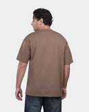 TORINESE "Pathway" Urban Illustration Mocca Oversize Tee