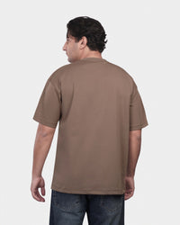 TORINESE "Pathway" Urban Illustration Mocca Oversize Tee