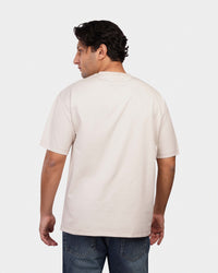 TORINESE "Pathway" Urban Illustration Sand Oversize Tee