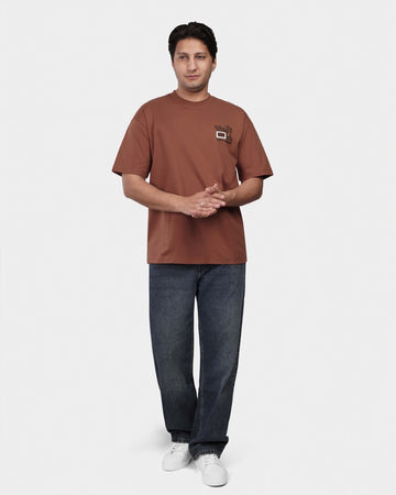 TORINESE "Inspire Terracotta" Graphic Oversize
