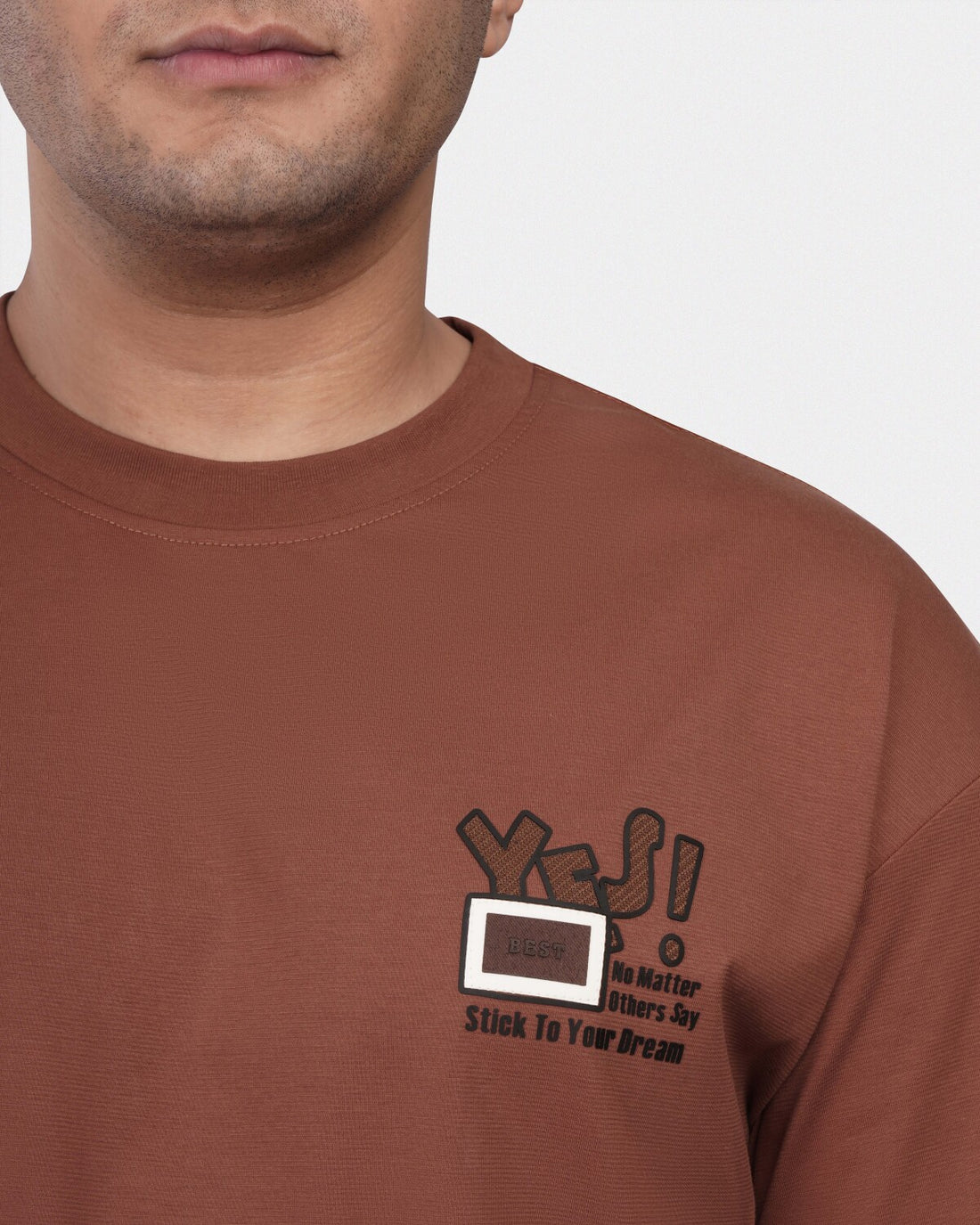 TORINESE "Inspire Terracotta" Graphic Oversize