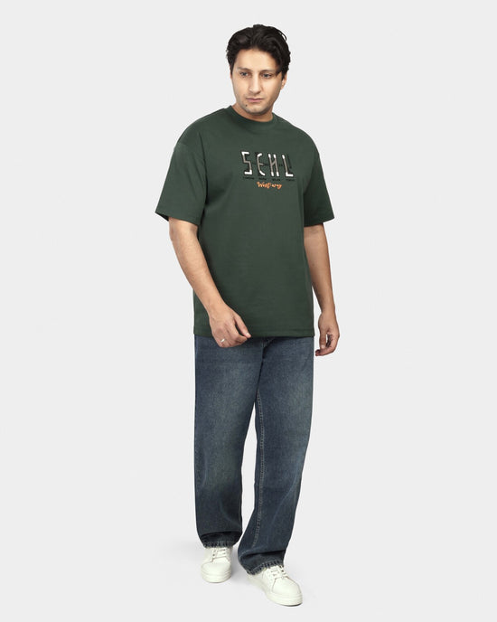 TORINESE "Seven Cities" Urban Culture Olive Oversize Tee