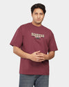 TORINESE "Bandung Burgundy" Graphic Oversize