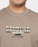 TORINESE "Bandung Taupe" Graphic Oversize