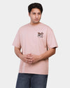 TORINESE "Vintage A" Baby Pink Graphic Oversize