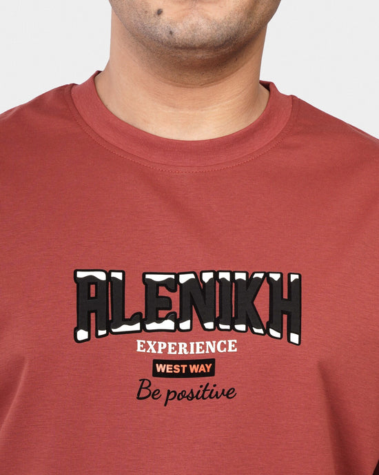 TORINESE "Experience Inspire" Urban Terracotta Oversize Tee