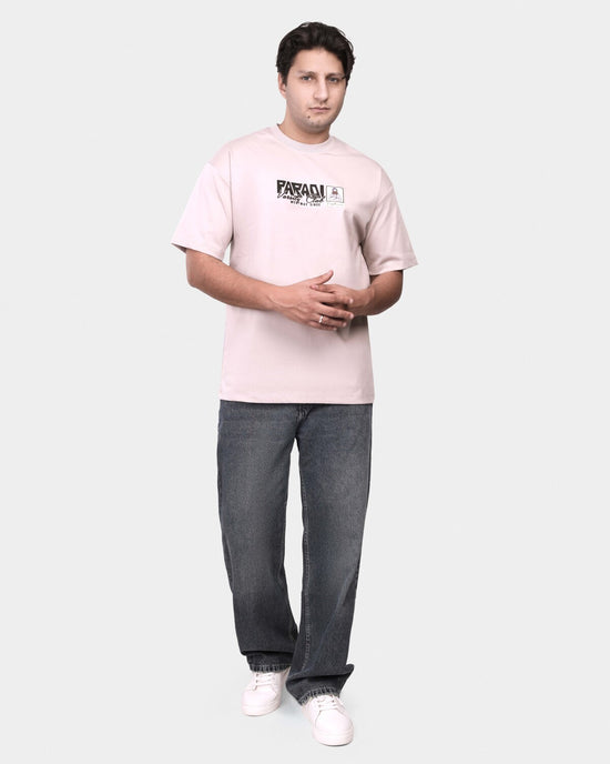 TORINESE "Faradi Varsity Club" Heritage silver Oversize Tee