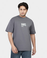 TORINESE "Sideline Grey" Minimalist Graphic Oversize