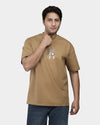 TORINESE "Confidence" Urban Statement Chestnut Oversize Tee