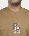 TORINESE "Confidence" Urban Statement Chestnut Oversize Tee