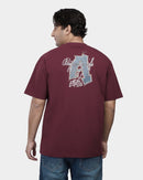 TORINESE "Velvet Vine" Graphic Oversize