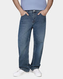 TORINESE "Element" Wide-Leg Denim Jeans - Exclusive Vintage Dirty Indigo